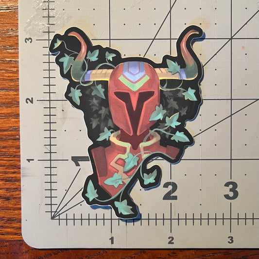 minotaur knight sticker