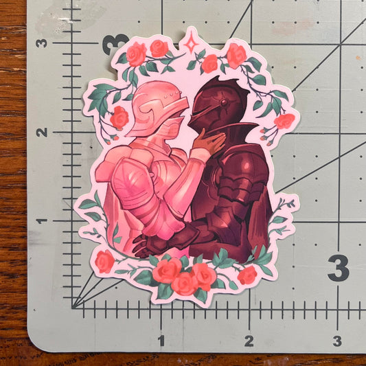 rose knights sticker