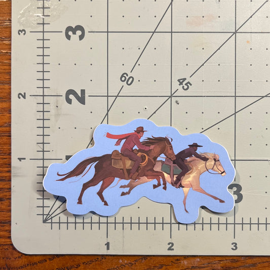 winter riders sticker