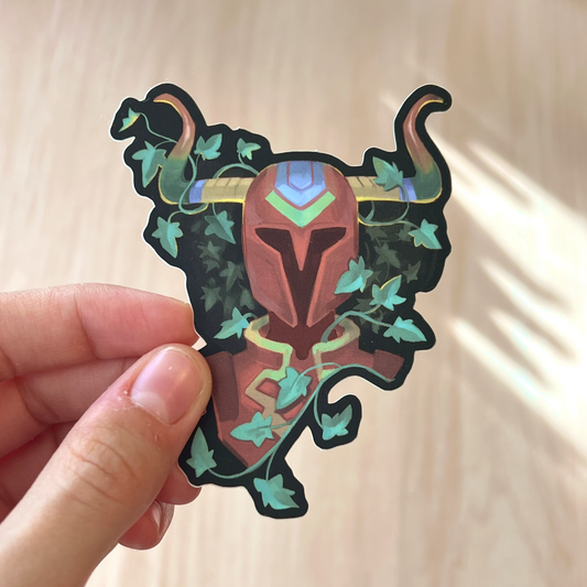 minotaur knight sticker