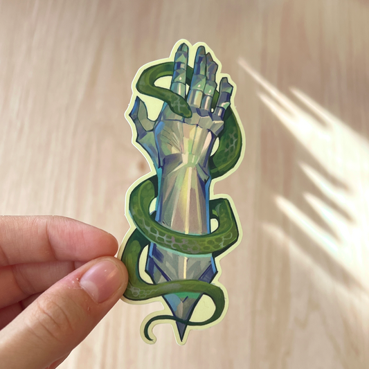 snake gauntlet sticker