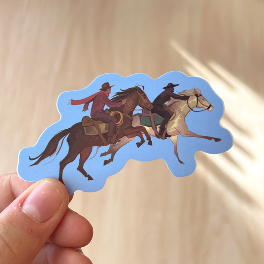 winter riders sticker