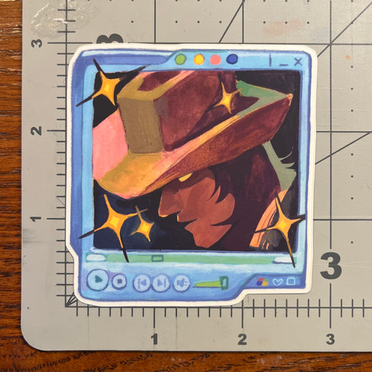 cowboy.mp4 Sticker
