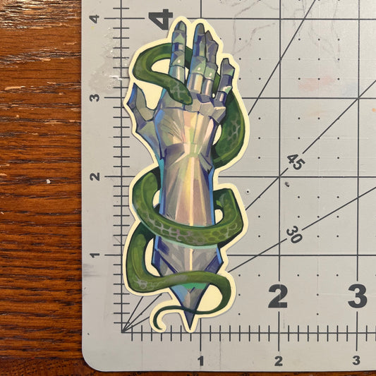 snake gauntlet sticker